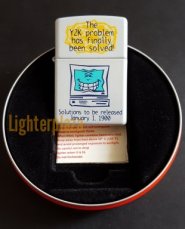 ZF000766 Zippo Millennium. Y2K Problem Solved
