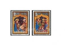 1973. Andorra Yvert 79-80 Christmas