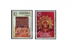 1974. Andorra Yvert 83-84 Handicraft