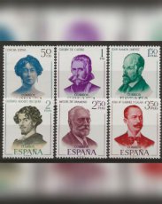 Spain 1970. Famous writers