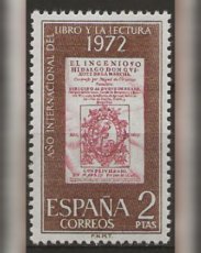 Spain 1972. International Year of the Book