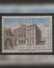 Espagne 1972. 125th Anniversary of the Gran Liceo Barcelona